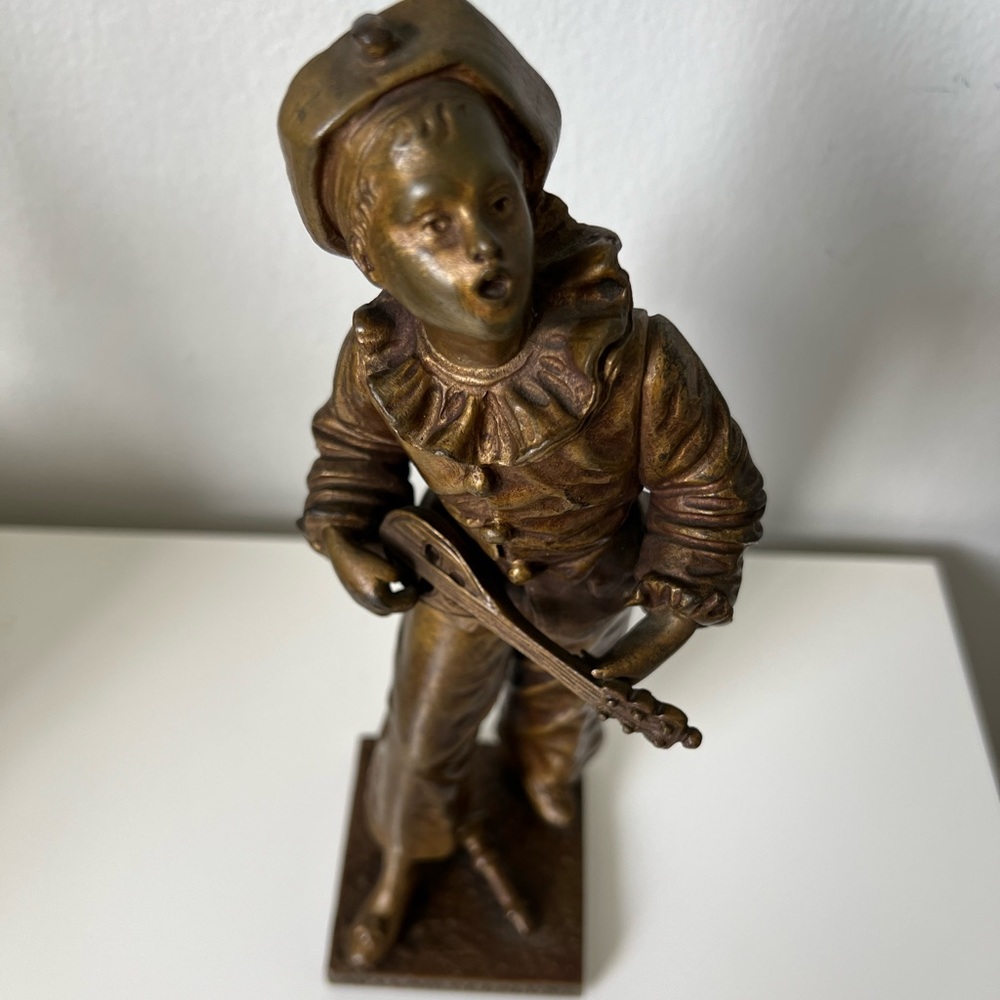 Century Bronze by Bouret, Au Clair De La Lune.